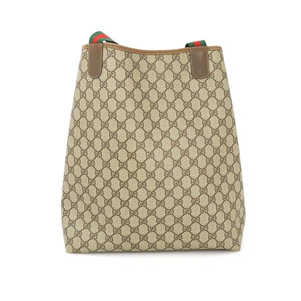 グッチ GUCCI GG柄 シェリーライン PVC トートバッグ ヴィンテージ