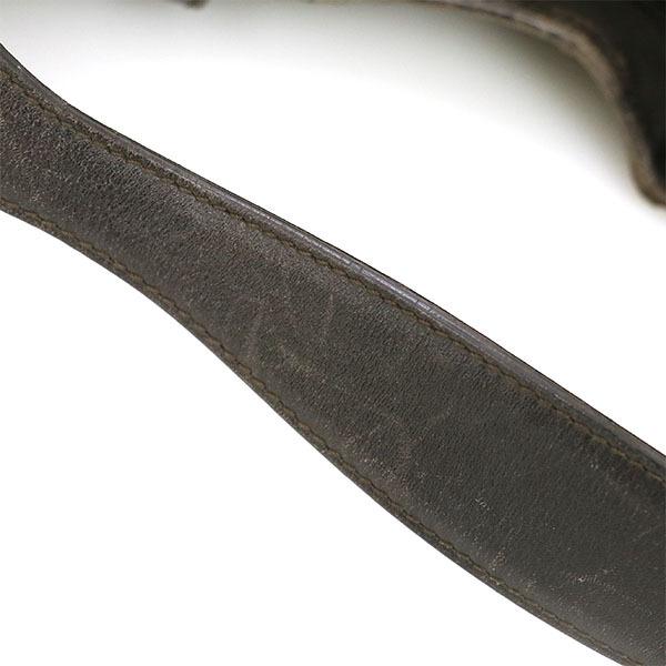 グッチ GUCCI ジャッキー GG柄 ブラウン ナイロン レザー ワン