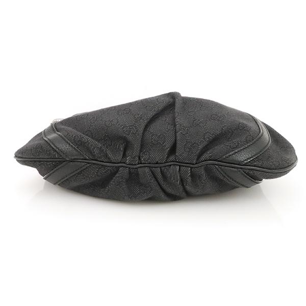 グッチ GUCCI ブラック 黒 GGキャンバス レザー アビー ショルダー