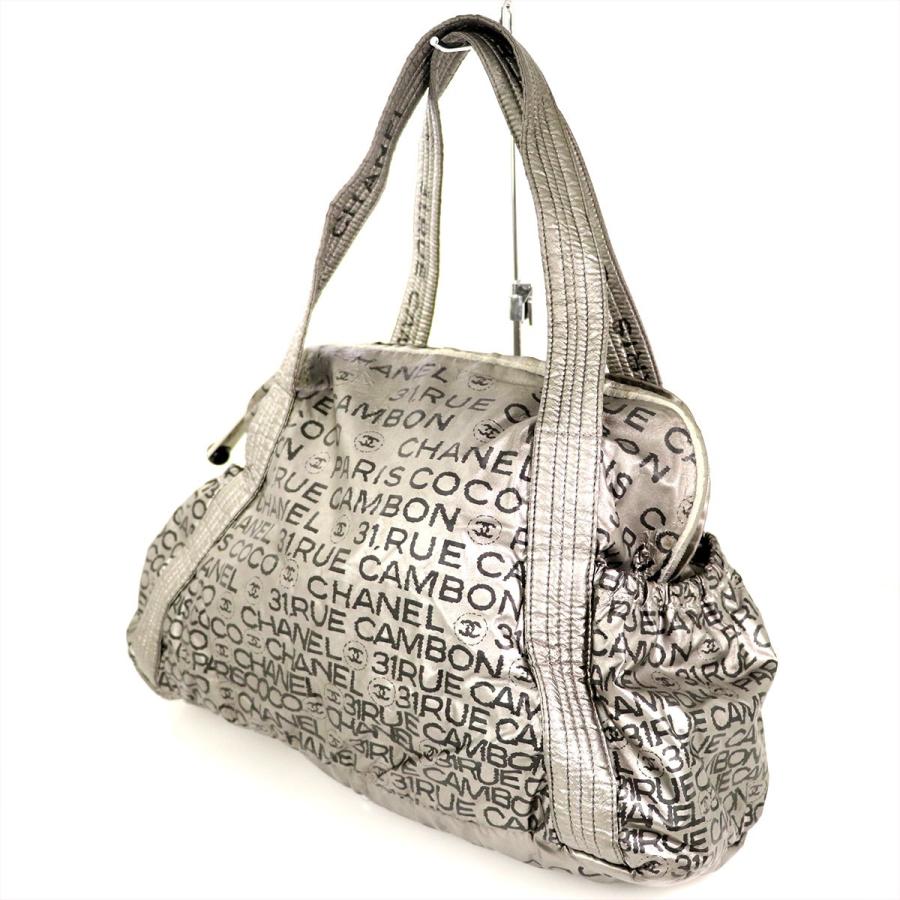 シャネル CHANEL アンリミテッド シルバー×ブラック ナイロン シャネル CHANEL アンリミテッド シルバー×ブラック ナイロン