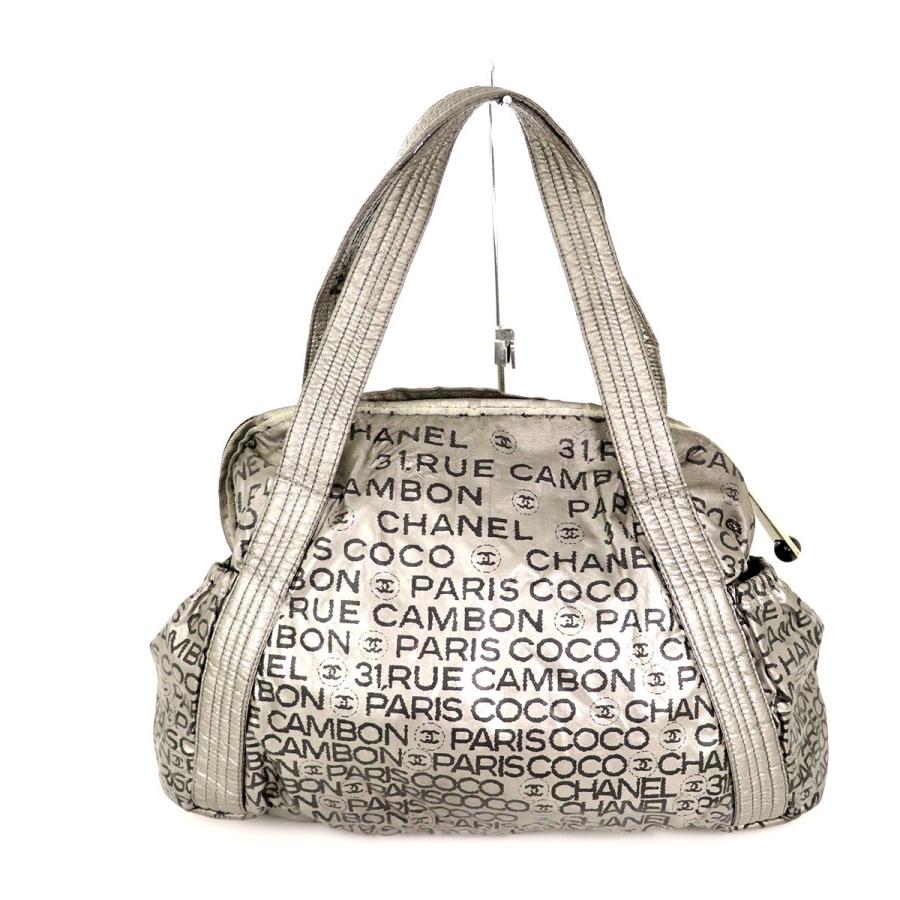 シャネル CHANEL アンリミテッド シルバー×ブラック ナイロン シャネル CHANEL アンリミテッド シルバー×ブラック ナイロン