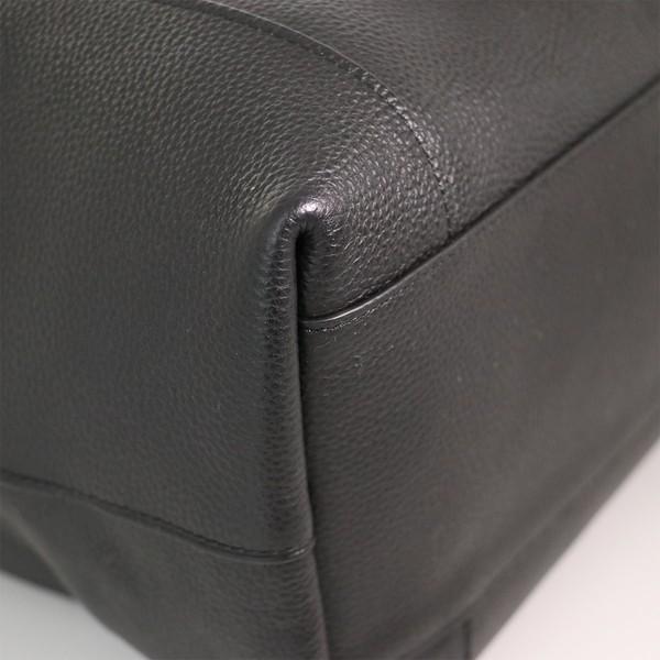 美品 コーチ COACH ハドソンオールレザーラージ トートバッグ ブラック