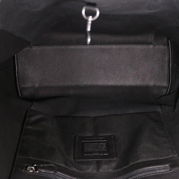 美品 コーチ COACH ハドソンオールレザーラージ トートバッグ ブラック