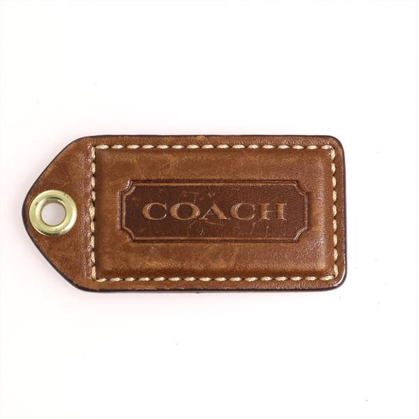 COACH コーチ ブラウン レザー ワンショルダーバッグ ハンドバッグ