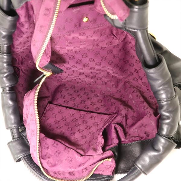 ロエベ LOEWE ブラック レザー ナッパアイレ チャーム付き ロエベ LOEWE ブラック レザー ナッパアイレ チャーム付き