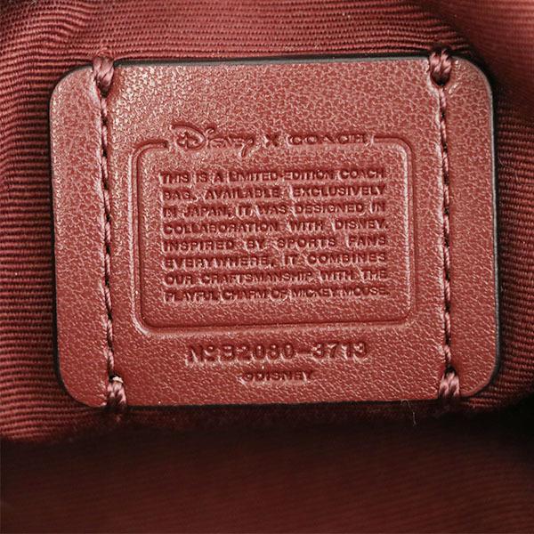 コーチ COACH ミッキー ピンク レザー ボディバッグ ディズニー コーチ COACH ミッキー ピンク レザー ボディバッグ ディズニー