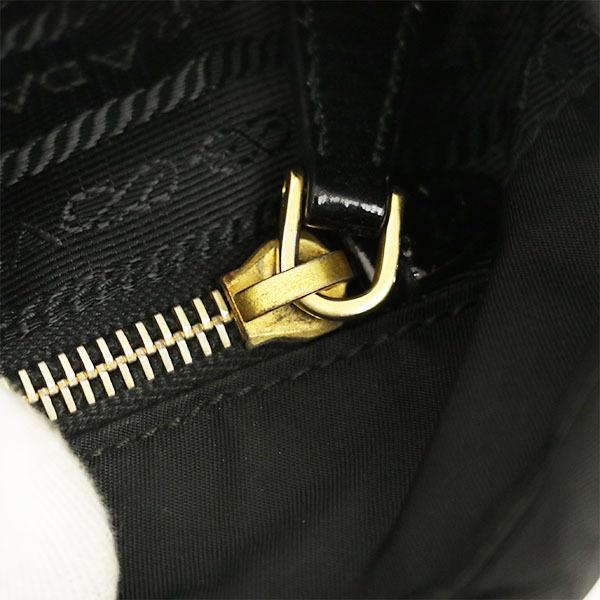 プラダ PRADA ブラック NERO クリスピーナイロン シワ加工 プラダ PRADA ブラック NERO クリスピーナイロン シワ加工