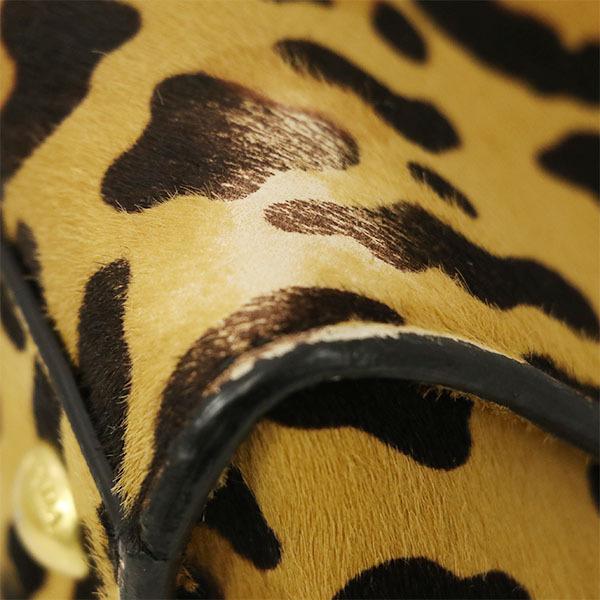 プラダ PRADA レオパード ヒョウ柄 ブラック 2wayバッグ BN2625  