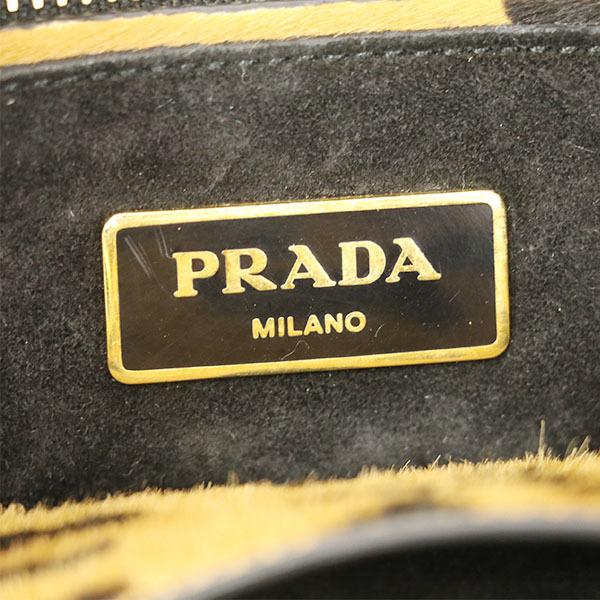 プラダ PRADA レオパード ヒョウ柄 ブラック 2wayバッグ BN2625