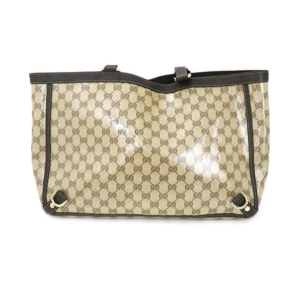 グッチ GUCCI GGクリスタル ベージュ ブラウン GG柄