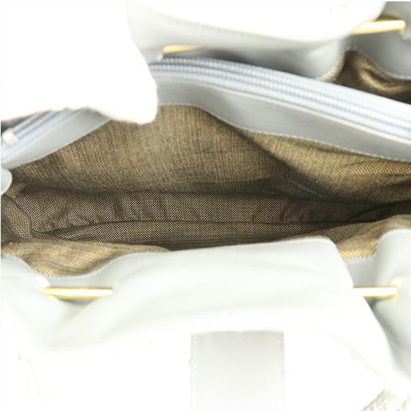 ANKH JET 本革 パイソンレザー バッグ ライトグレー 大容量 アンクジェット ANKH-JET グレー パイソンレザー ハンドバッグ