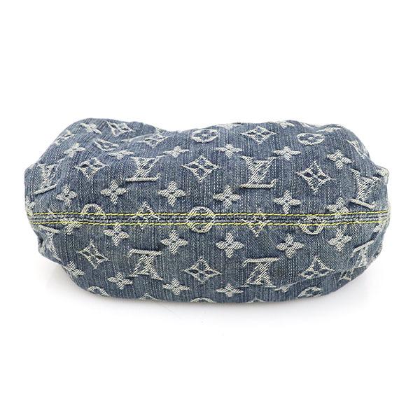 ルイヴィトン LOUIS VUITTON ブルー モノグラム デニム プリーティ