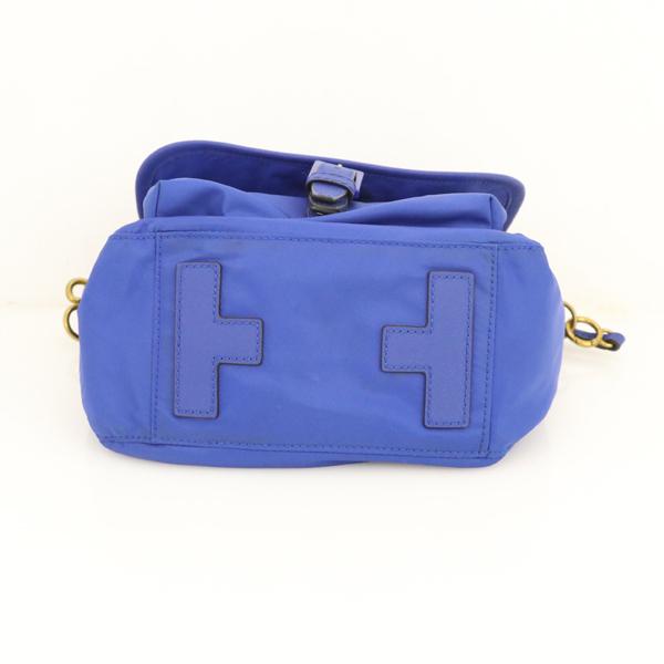 トリーバーチ Tory Burch ブルー ナイロン ショルダーバッグ