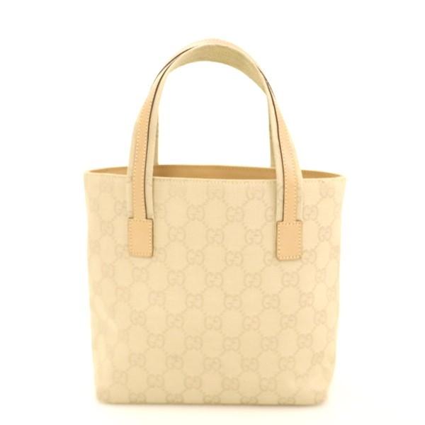 グッチ GUCCI GGキャンバス キャンバス ベージュ ミニトートバッグ 