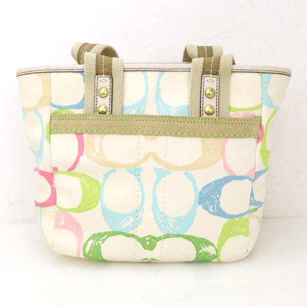 コーチ COACH シグネチャー マルチカラー キャンバス ミニトート コーチ COACH シグネチャー マルチカラー キャンバス ミニトート