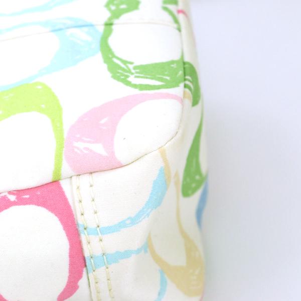 コーチ COACH シグネチャー マルチカラー キャンバス ミニトートバッグ