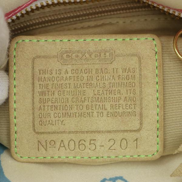 美品　COACH コーチ トートバッグ シグネチャー マルチカラー C1316 ✨極美品✨コーチ トートバッグ シグネチャー マルチカラー C1316