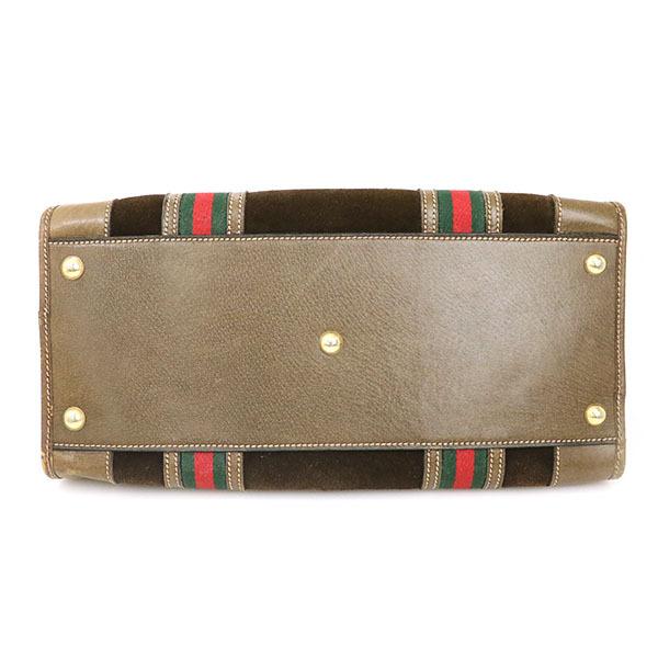 グッチ GUCCI シェリーライン ブラウン スエード レザー グッチ GUCCI シェリーライン ブラウン スエード レザー