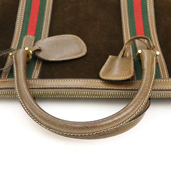 グッチ GUCCI シェリーライン ブラウン スエード レザー グッチ GUCCI シェリーライン ブラウン スエード レザー