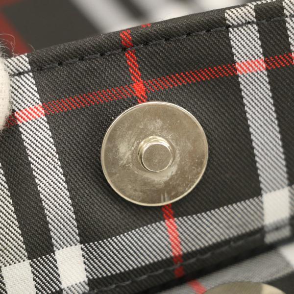 バーバリー BURBERRY ノバチェック ブラック ナイロン レザー トート
