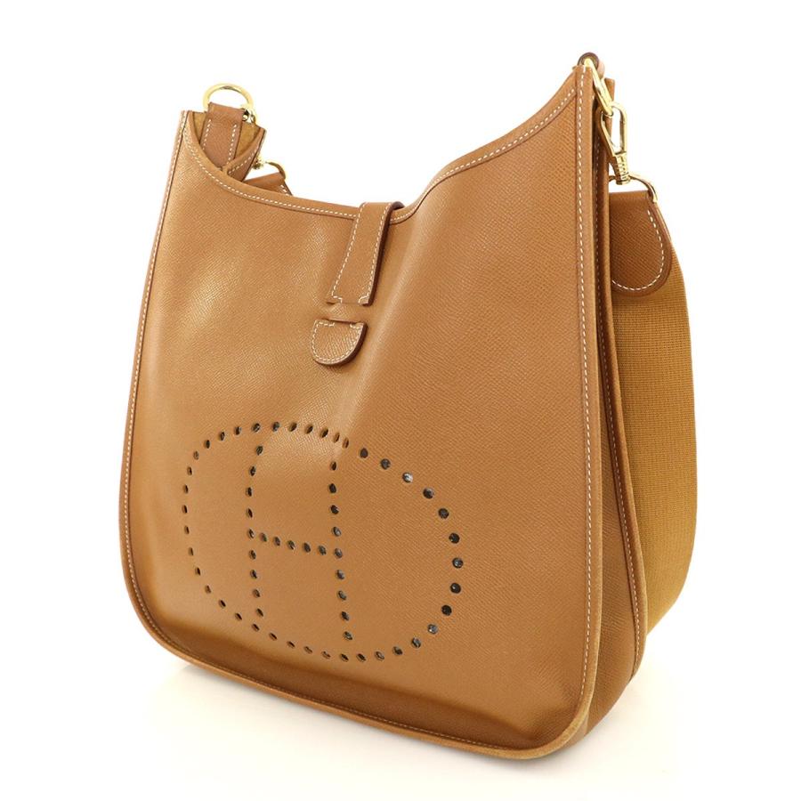 エルメス HERMES キャメル トゴ エブリンPM ショルダーバッグ エルメス HERMES キャメル トゴ エブリンPM ショルダーバッグ