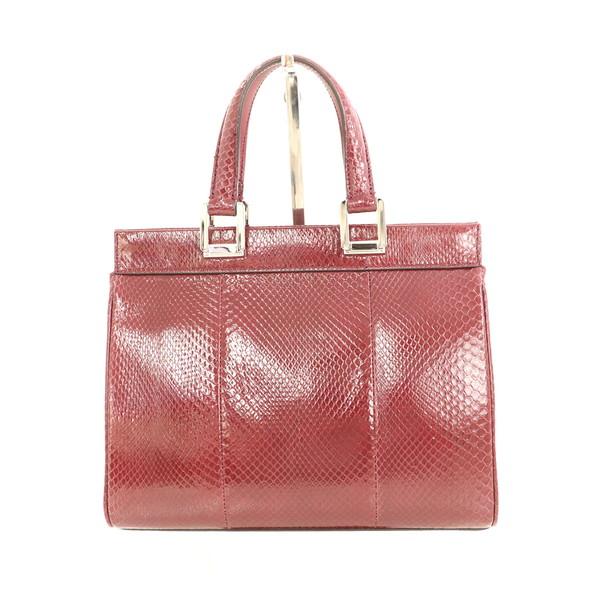 グッチ GUCCI パイソン アンティークボルドー ズゥミ スネークスキン 