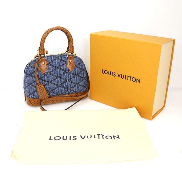 ルイヴィトン LOUIS VUITTON マルタージュ デニム レザー アルマ
