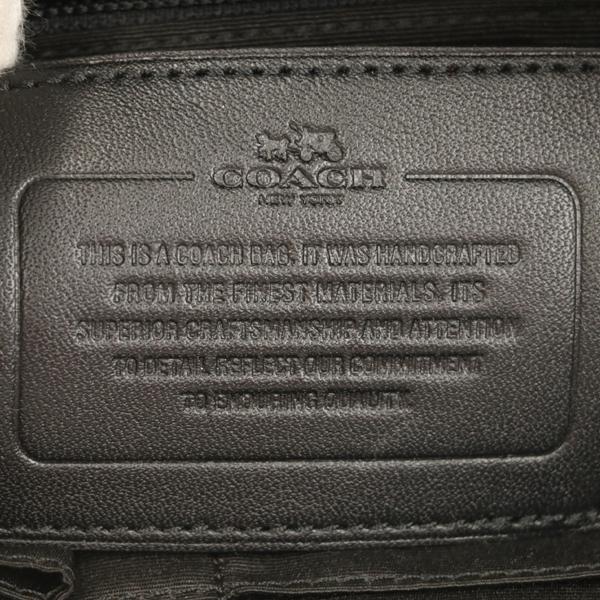 コーチ　ボディバッグ　シグネチャー　PVC　レザー　チャコールグレー　斜め掛け コーチ ボディバッグ シグネチャー PVC レザー チャコールグレー 斜め