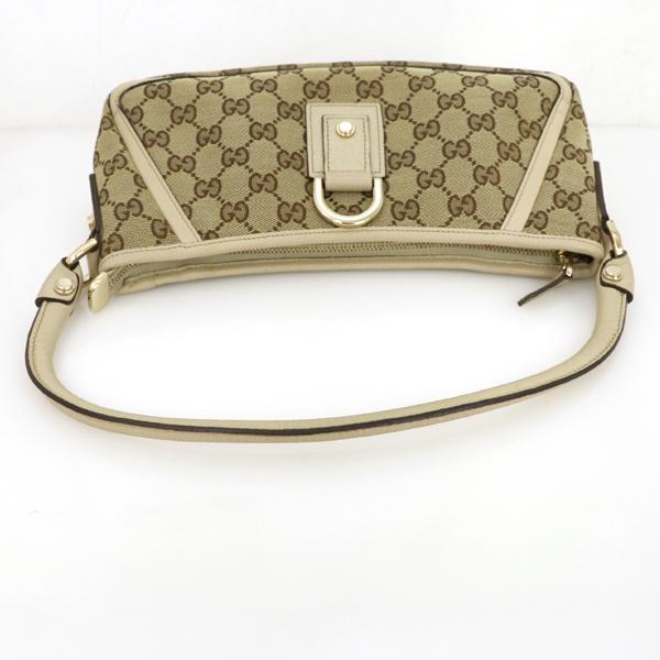 グッチ GUCCI GGキャンバス アイボリー アビーライン キャンバス