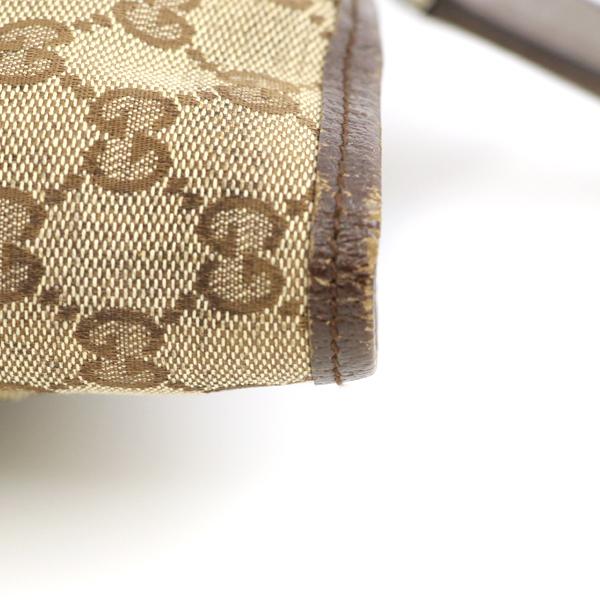 グッチ GUCCI シェリーライン ブラウン GGキャンバス トートバッグ