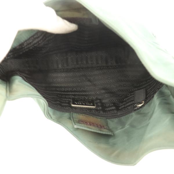 プラダ PRADA グリーン ナイロン テスート B8394 ワンショルダー プラダ PRADA グリーン ナイロン テスート B8394 ワンショルダー