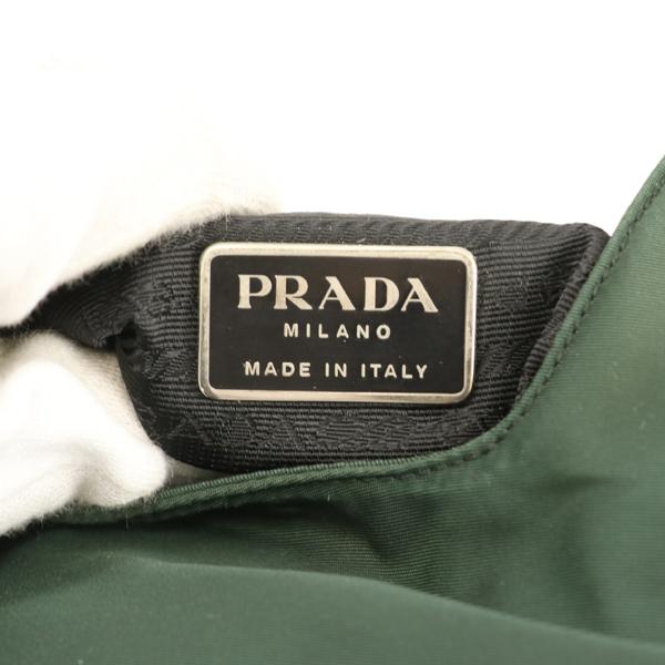 プラダ PRADA グリーン ナイロン テスート B8394 ワンショルダー プラダ PRADA グリーン ナイロン テスート B8394 ワンショルダー