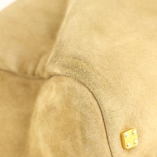 ロエベ LOEWE キャメル ブラウン 茶 スエード レザー アナグラム