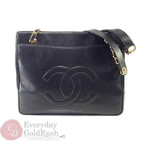 シャネル CHANEL ラム チェーン トートバッグ ココマーク シャネル CHANEL ラム チェーン トートバッグ ココマーク