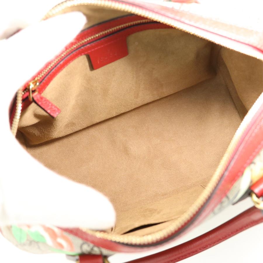 グッチ GUCCI GGキャンバス GGスプリーム レッド ミニボストン 409529