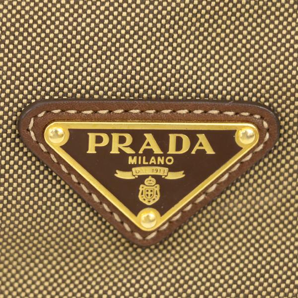 プラダ Prada カーキ ブラウン ジャガード レザー ロゴジャガード チェーントートバッグ 鞄 ブランドアイテムレディース Mo 中古 Everydaygoldrush 通販 Yahoo ショッピング
