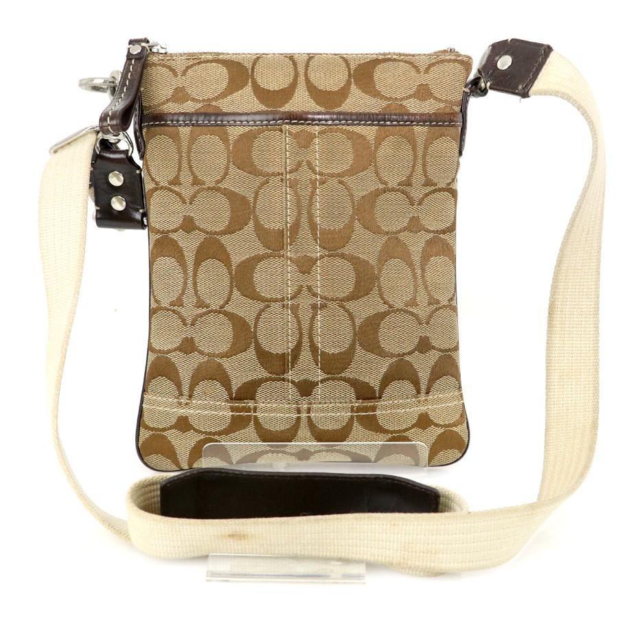 コーチ COACH レザー シグネチャー ポシェット 10250 マチなし