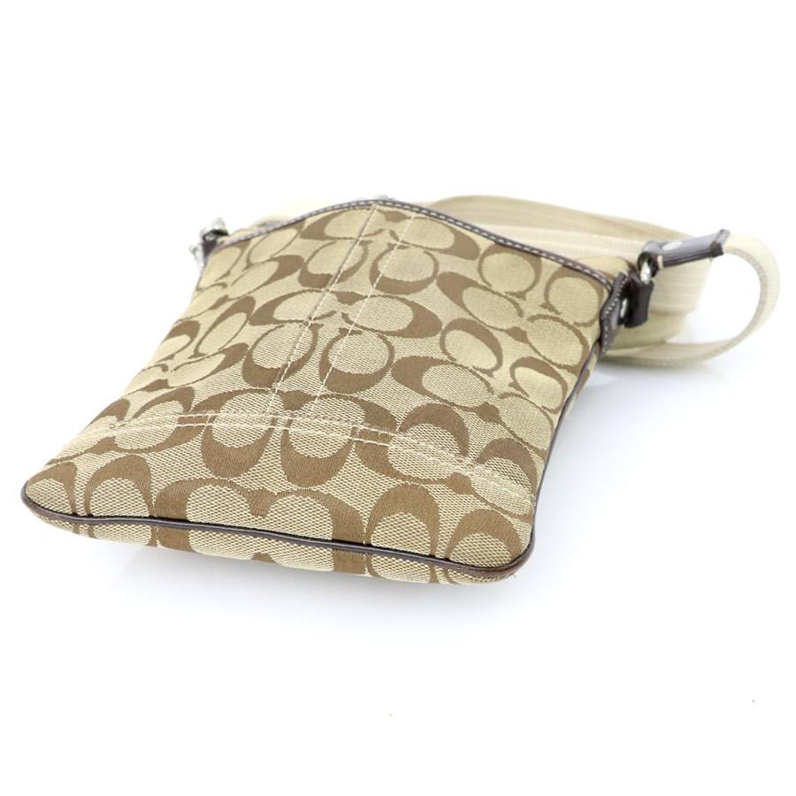 コーチ COACH レザー シグネチャー ポシェット 10250 マチなし