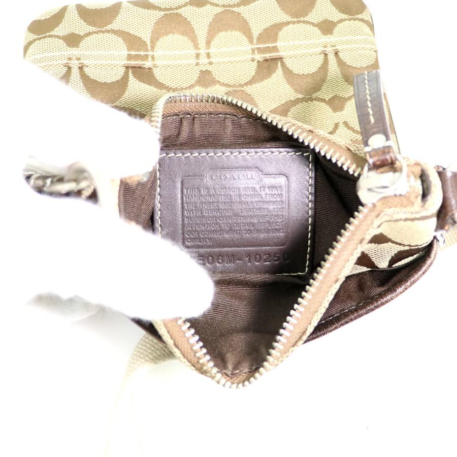 コーチ COACH レザー シグネチャー ポシェット 10250 マチなし