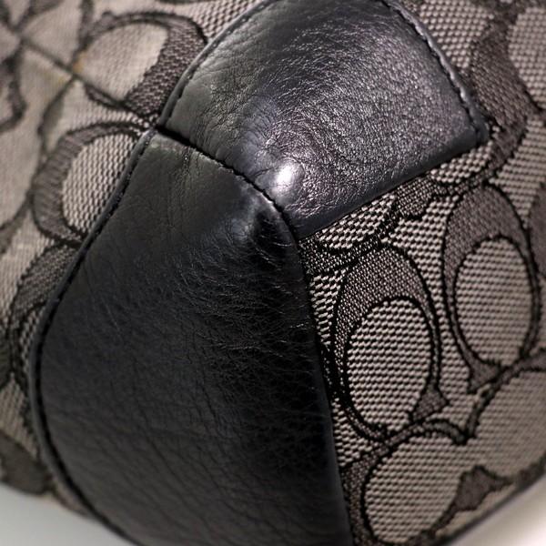 コーチ COACH シグネチャー ブラック キャンバス 2wayバッグ F36181