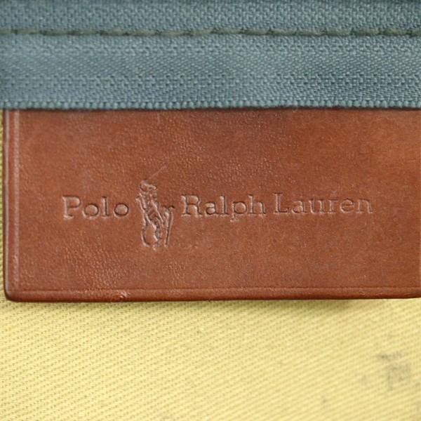ポロラルフローレン POLO RALPH LAUREN グリーンチェック×ブラウン PCV