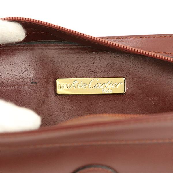 カルティエ CARTIER マストライン ボルドー レザー セカンド カルティエ CARTIER マストライン ボルドー レザー セカンド