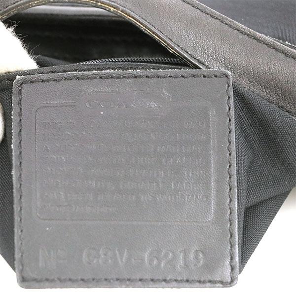coach，バッグ コーチ COACH ブラック ポリウレタン レザー ハンドバッグ 6219 鞄
