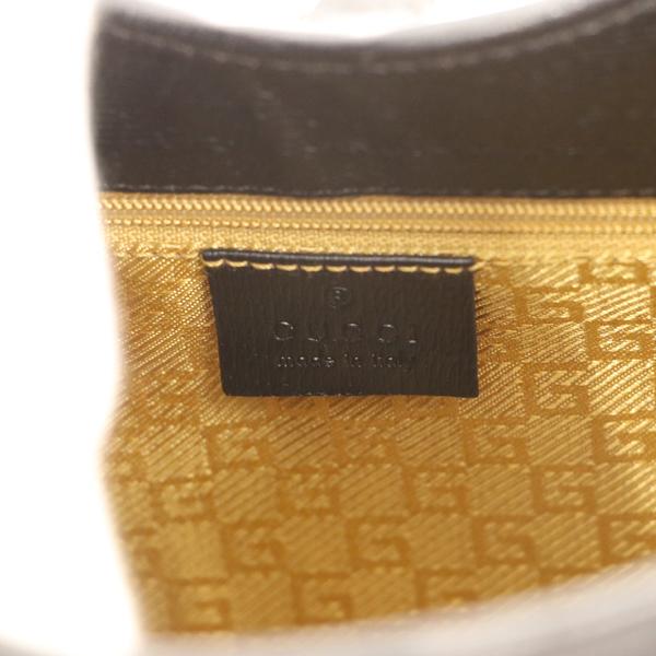 グッチ GUCCI ジャッキーライン ブラック 黒 ゴールド 金 レザー