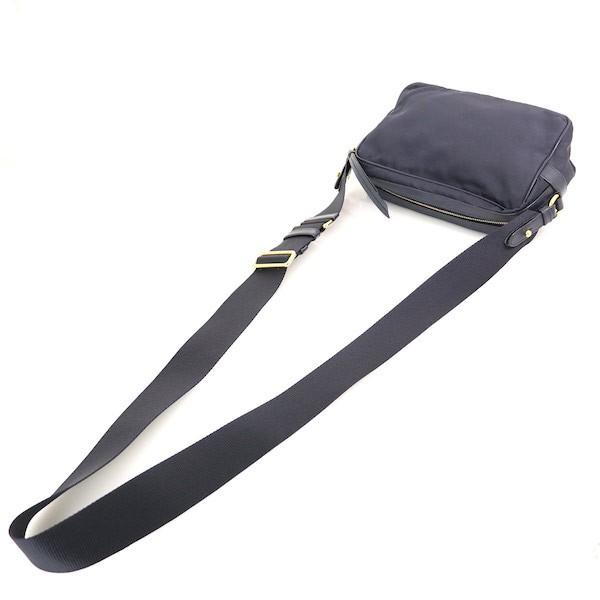 プラダ PRADA ネイビー ナイロン ショルダーバッグ IBH089 レディース