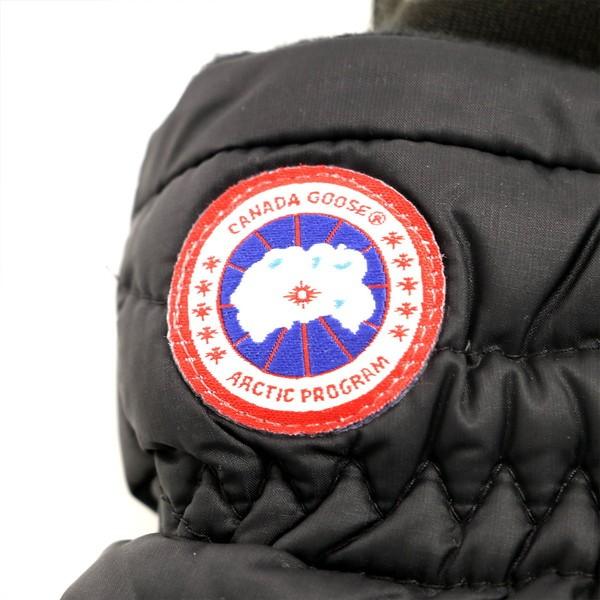 カナダグース　レディース　手袋　グローブ　ダウン　フェザー　黒 カナダグース レディース 手袋 グローブ ダウン フェザー 黒