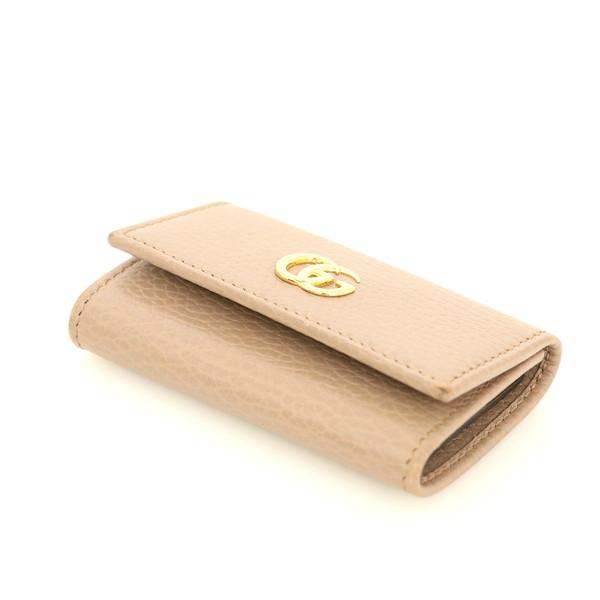 グッチ GUCCI 6連キーケース 456118 レザー ベージュ カギ 小物