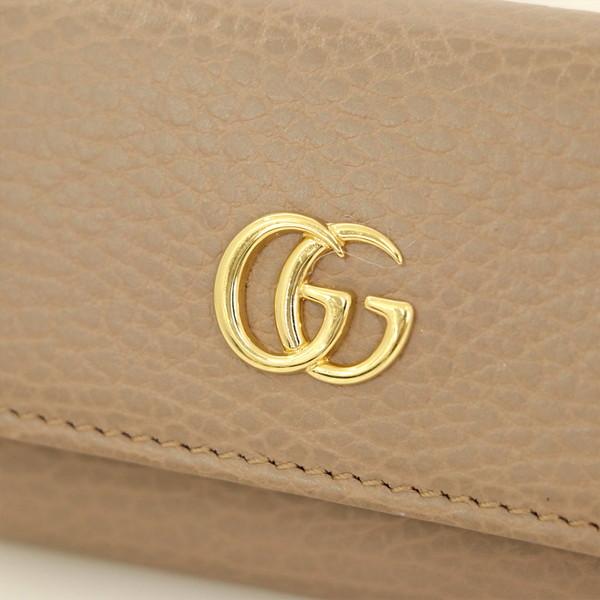 グッチ GUCCI 6連キーケース 456118 レザー ベージュ カギ 小物