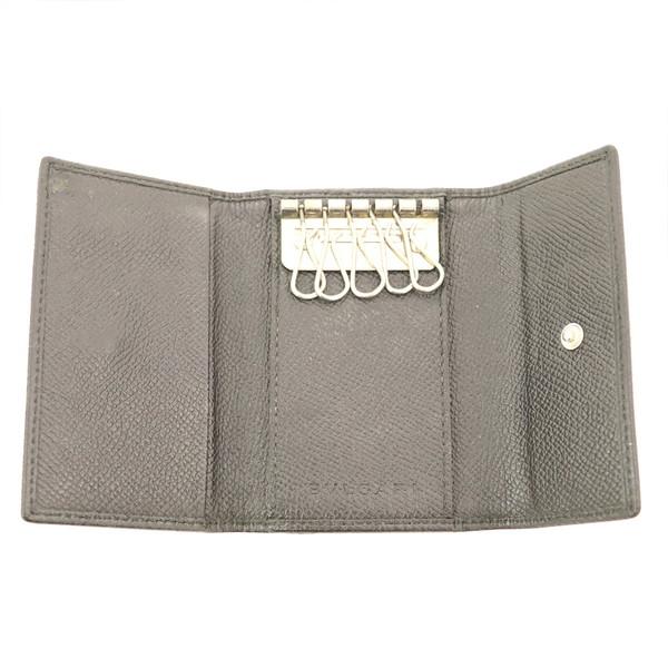 ブルガリ BVLGARI 6連キーケース レザー ブラック 小物 車 鍵 B ブルガリ BVLGARI 6連キーケース レザー ブラック 小物 車 鍵 B