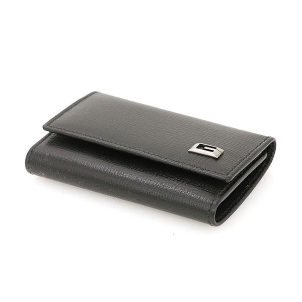 グッチ GUCCI 6連キーケース 120950 レザー ブラック シルバー カギ 黒